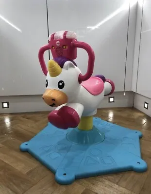 Buy Fisher Price -Multicoloured Bounce And Spin Musical Unicorn • 10£