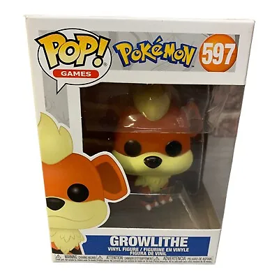 Buy Pokemon Growlithe Funko Pop Games Vinyl Figure 597 • 3.75£