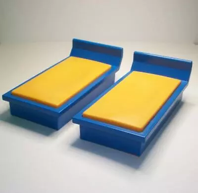 Buy Playmobil  Modern Dolls House Bedroom Furniture - Single Bed X 2   -  NEW • 8.50£