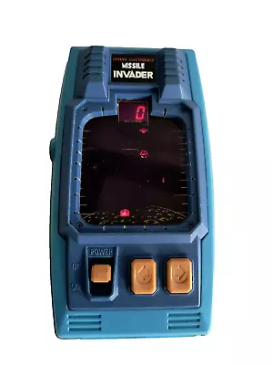 Buy Bandai Missile Invader Vintage 1980's Handheld Arcade Game • 24.99£
