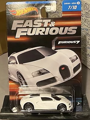 Buy Hot Wheels Fast And Furious 2023 Bugatti Veyron White. Series 3 Brand New. Vgc. • 9.99£