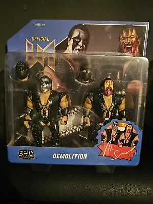 Buy Epic Toys Demolition 2 Pack Wrestling Figures Hasbro WWF WWE Brand New MOC  • 115£