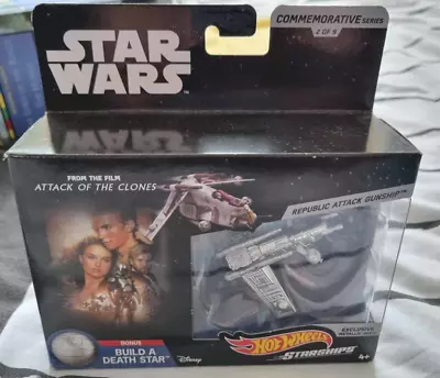 Buy Hot Wheels Star Wars Commemorative Series Republic Attack Gunship LATT • 15£