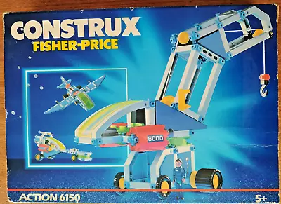 Buy Vintage CONSTRUX ACTION 6150 Boxed -  Fisher Price 1986 • 34.99£