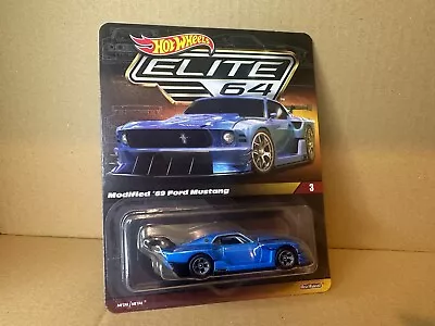 Buy Hot Wheels HWC Elite 64 Series Modified ’69 Ford Mustang - With Protective Case • 28£