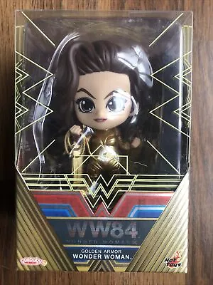 Buy Wonder Woman Minifigure 1984 Golden Armor Hot Toys Cosbaby WW84 B727  DC Figure • 9.99£