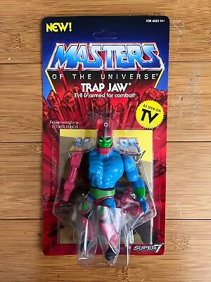 Buy Bnib Masters Of The Universe Motu Super7 Series Trap Jaw Action Figure He-man • 59.99£