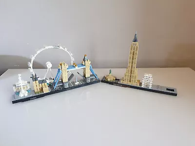 Buy Lego Architecture London Skyline 21034 New York City Skyline 21028 Incomplete • 19.99£