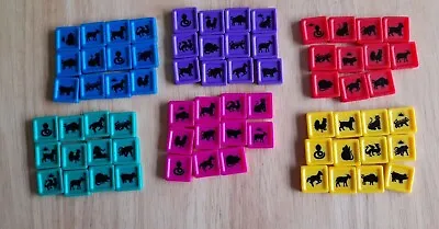 Buy Mandarin Board Game Spare Replacement Parts COLOURED  ANIMAL TILE • 1.25£