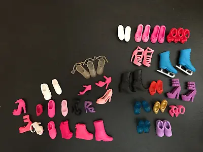 Buy Mattel Barbie Doll Shoes LOT- Heels, Boots -15 Pairs And Misc. • 7.55£