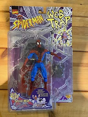 Buy ToyBiz Spider-Man Web Trap Spider-Man & Web Net Trap 6  Action Figure 1997  • 10£