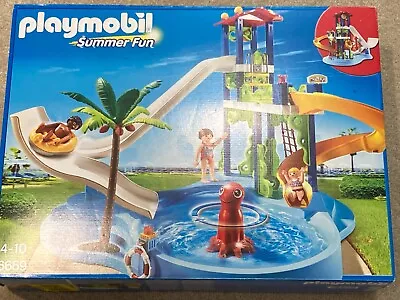 Buy PLAYMOBIL 6669 Summer Fun Water Park With Slides Original Box And Instructions • 24.99£