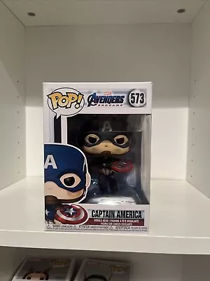 Buy Funko Pop! Movies: Avengers: Endgame - Captain America Vinyl Figure • 10£