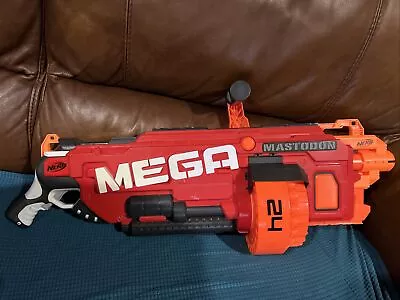 Buy Nerf Mega Mastodon Blaster Gun Battery Powered Darts • 25.99£