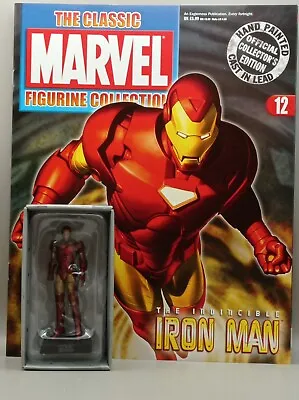 Buy Eaglemoss The Classic Marvel Figurine Collection Iron Man Issue 12 With Magazine • 10£