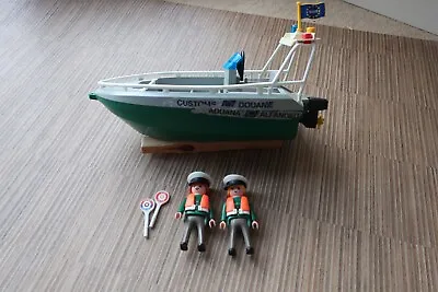 Buy Playmobil Customs Boat & People • 5£