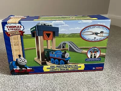 Buy Thomas And Friends Wooden Railway Coal Hopper Figure 8 Set Boxed VGC + Percy • 0.99£