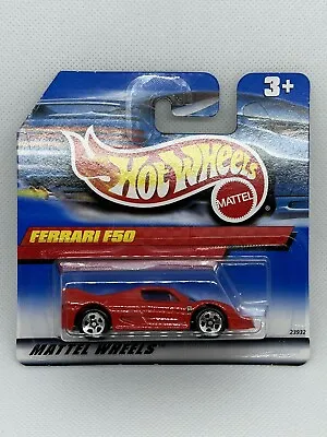 Buy Hot Wheels Ferrari F50 Red Short Card • 27£
