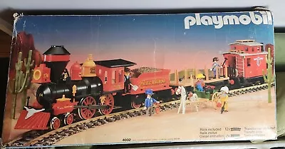 Buy 100% G-Scale Playmobil 4032 Western Railroad Train Set Figures 👍Fully Working • 1,999.99£