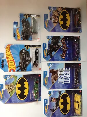 Buy 7 X Hot Wheels Batman Bundle New In Pkt FREE POSTAGE • 19.95£