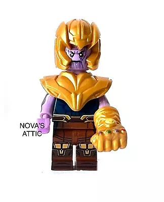 Buy Guardians Of The Galaxy Thanos Minifigure With Infinity Gauntlet • 7.99£