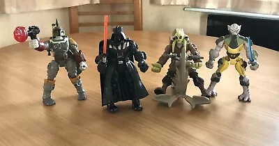 Buy Star Wars Hasbro Figures X 4 . Collectable  Toys Including Darth Vader Aprox 6” • 20£