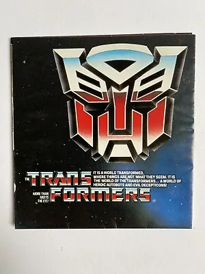 Buy Vintage G1 Hasbro Transformers Series 2 Catalogue Pamphlet Booklet Book 1985 • 9.99£