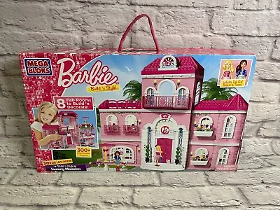 Buy Mega Bloks Barbie Build 'n' Style Luxury Mansion 80229 • 29.95£