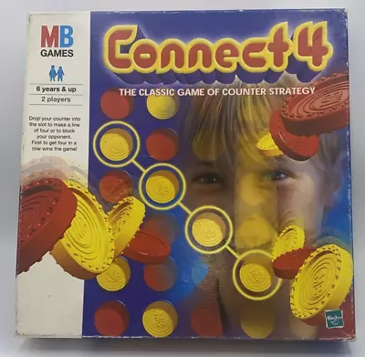 Buy Vintage Retro 1999 Connect 4 MB Games Hasbro Complete - Preowned • 6.99£