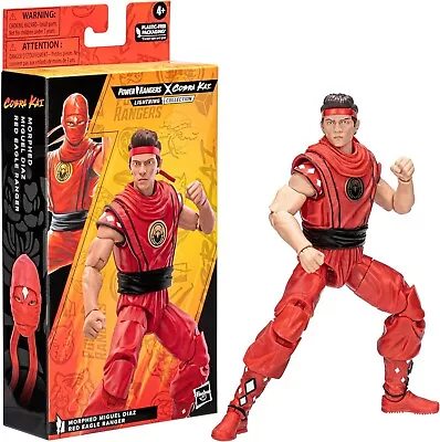 Buy Power Rangers X Cobra Kai Lightning Collection - Morphed Miguel Diaz Red Ranger • 23.99£