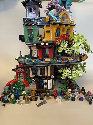 Buy Lego Ninjago 71741 - Ninjago City Gardens - VERY NEARLY COMPLETE (L2) • 214.99£