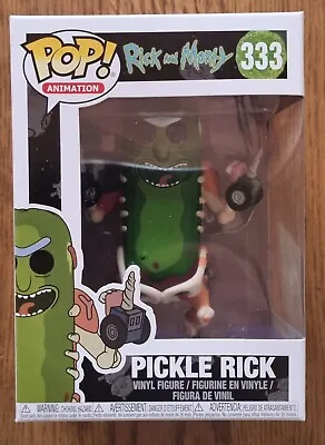 Buy Funko POP! Animation Rick And Morty Pickle Rick #333 New In Box • 5£