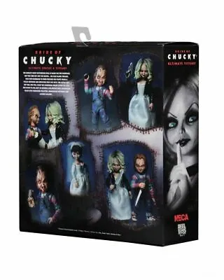 Buy 4  Action Figure 2 Pack NECA Bride Of Chucky Ultimate Chucky & Tiffany Doll Box# • 55.19£