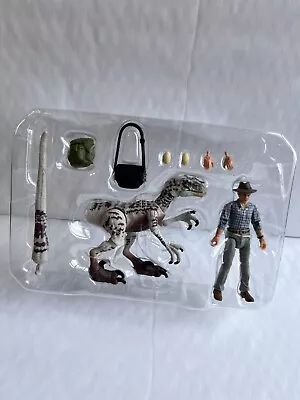 Buy Jurassic Park Hammond Collection Mattel Dr. Alan Grant & Velociraptor Figure Set • 24.99£