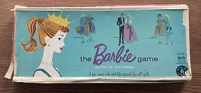 Buy Vintage Barbie Queen Of The Prom Mattel Complete Board Game • 33.75£
