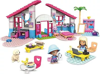 Buy + GWR34 Malibu Villa House House - Barbie - Mega Construx-Mattel -303 Pcs • 20.64£