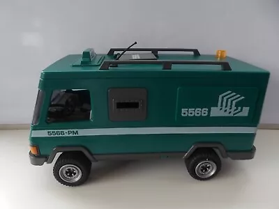 Buy Playmobil 5566 City Action Green Money Transporter Security Van Vehicle RARE • 19.95£