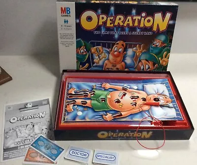 Buy Vintage 1999 Hasbro MB Games Operation - TESTED & WORKING • 10£