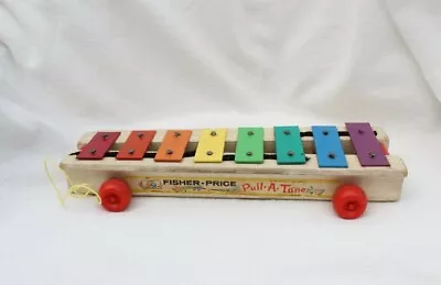 Buy Fisher Price Pull A Tune Xylophone Toy Collectable O9 • 10.95£
