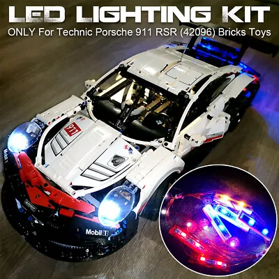 Buy LED Light Lighting Kit ONLY For Lego 42096 Technic Porsche 911 RSR Bricks Toys • 11.24£