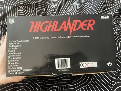 Buy New Highlander Medieval Box Set Kurgan & Macleod Neca Reel Toys 2006 Rare • 299£
