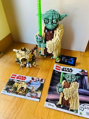 Buy LEGO Star Wars Yoda 75255 And Yoda's Hut 75208 Excellent Condition • 95.02£