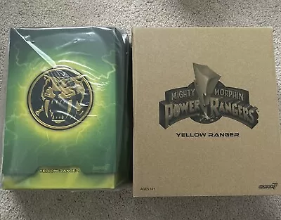 Buy Super7 MMPR Wave 1 Ultimate  YELLOW RANGER Figure Mighty Morphin Power Rangers • 16£