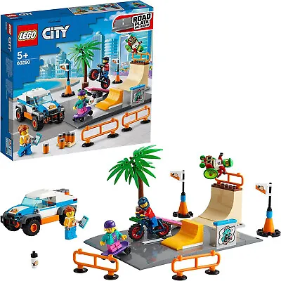 Buy LEGO City LEGO City Skate Park With Road Plate 60290 • 44.23£
