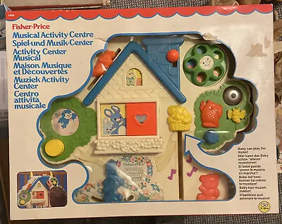 Buy 1985 Fisher Price Musical Activity Centre In Original Box Baby Toy Vintage • 14.99£
