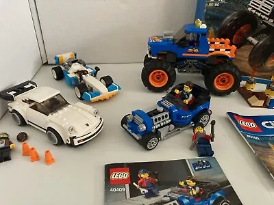 Buy LEGO Vehicles Bundle, Monster Truck, Porsche, Hot Rod 31072 75895 60180 40409 • 22.99£