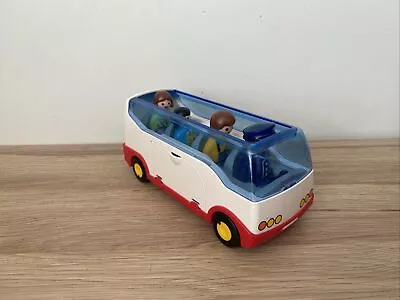 Buy AIRPORT SHUTTLE BUS Push Along Vehicle & Figures By Playmobil VGC • 15.95£
