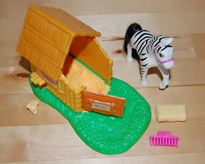 Buy Vintage Kenner Littlest Pet Shop Zoo Baby Zebra Playset With Mouse • 5£