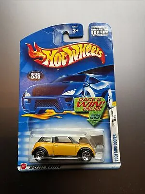 Buy 2001 Mini Cooper First Editions Yellow 040 Guaranteed Card Hot Wheels • 8.99£