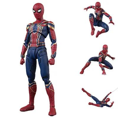Buy 15 Cm Avengers 3 Infinity War Spiderman Action Figure S.H. Figuarts Iron Spider • 23.69£